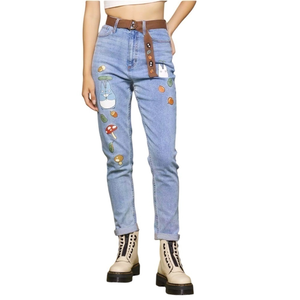 Her Universe Studio Ghibli My Neighbor Totoro Mom Jeans Size 0